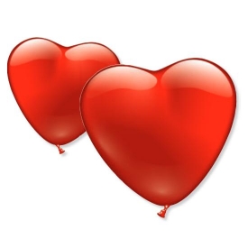 STYLEX Luftballons Herzen rot 6er Beutel STYLEX Luftballons Herzen rot 6er Beutel