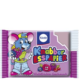 Küchle Knabber Esspapier in vier leckeren Geschmacksrichtungen Küchle Knabber Esspapier in vier leckeren Geschmacksrichtungen