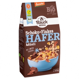 Bauckhof Hafer Müsli Schoko Flakes glutenfrei Bauckhof Hafer Müsli Schoko Flakes glutenfrei