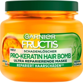 Garnier Fructis Haarmaske Schadenlöscher Pro-Keratin Hair Bomb Garnier Fructis Haarmaske Schadenlöscher Pro-Keratin Hair Bomb