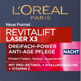 LOreal PARIS Nachtcreme Revitalift Laser X3 LOreal PARIS Nachtcreme Revitalift Laser X3