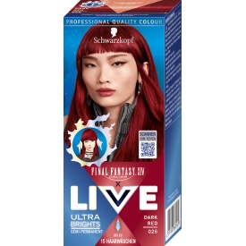 Schwarzkopf LIVE Ultra Brights Haarfarbe 026 Dark Red Schwarzkopf LIVE Ultra Brights Haarfarbe 026 Dark Red