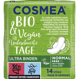 Cosmea Bio Ultra Binden Normal, mit Flügel Cosmea Bio Ultra Binden Normal, mit Flügel