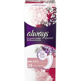 Always Inkontinenz Slipeinlagen Discreet Always Inkontinenz Slipeinlagen Discreet