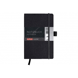 Herlitz Notizbuch my.book Classic A5 96 Blatt liniert schwarz
