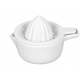  Zitronenpresse Keramik weiß 2tlg