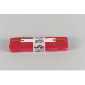 Durable Heftstreifen Flexi rot 25er Pack