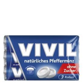 Vivil Natürliches Pfefferminz ohne Zucker Vivil Natürliches Pfefferminz ohne Zucker