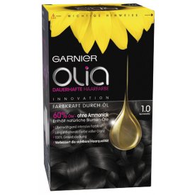 Garnier Dauerhafte Haarfarbe Olia Schwarz 1.0 Garnier Dauerhafte Haarfarbe Olia Schwarz 1.0
