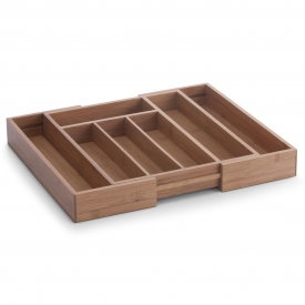 Zeller Present Besteckkasten Bamboo ausziehbar 5 - Fächer 28,5-40x33x5cm natur Zeller Present Besteckkasten Bamboo ausziehbar 5 - Fächer 28,5-40x33x5cm natur