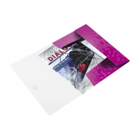 Leitz Eckspannermappe WOW A4 PP pink metallic