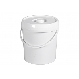 Lockweiler Windeleimer mit Deckel 11 l Ø27,5cm weiß