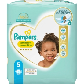 Pampers Windeln Premium Protection Größe 5 Junior, 11-16 kg, Einzelpack