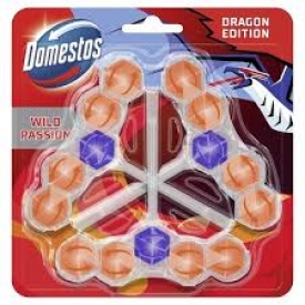 Domestos Power 5 WC Stein Dragon Edition Wild Passion 3x50g Domestos Power 5 WC Stein Dragon Edition Wild Passion 3x50g