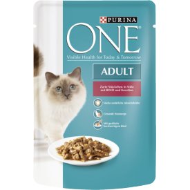 Purina Katzenfutter ONE Adult mit Rind & Karotten Purina Katzenfutter ONE Adult mit Rind & Karotten