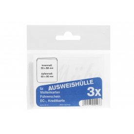MÜBOPLAST Ausweishülle 60x90mm 3er Pack MÜBOPLAST Ausweishülle 60x90mm 3er Pack