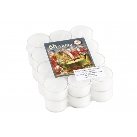 Teelichte Klarsichthülle Ø4cm 24er weiß Teelichte Klarsichthülle Ø4cm 24er weiß
