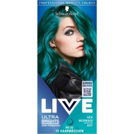 Schwarzkopf LIVE Ultra Brights Haarfarbe 097 Sea Mermaid Schwarzkopf LIVE Ultra Brights Haarfarbe 097 Sea Mermaid