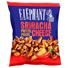 Elephant Sriracha Cheese Pretzel Pieces Elephant Sriracha Cheese Pretzel Pieces