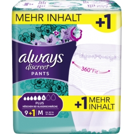Always Discreet Pants Plus Medium Blasenschwäche