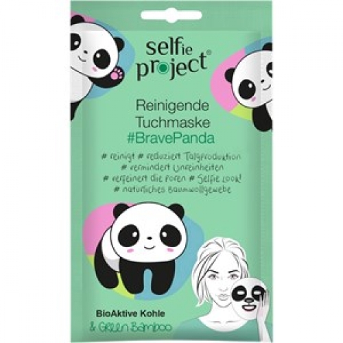 Selfie Project Reinigende Tuchmaske #BravePanda Selfie Project Reinigende Tuchmaske #BravePanda