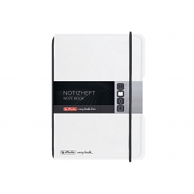 Herlitz Notizheft my.book flex PP A6 40 Blatt kariert transparent