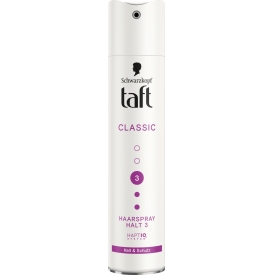 Schwarzkopf Drei Wetter Taft Haarspray & -lack Classic Halt & Schutz Halt 3 Schwarzkopf Drei Wetter Taft Haarspray & -lack Classic Halt & Schutz Halt 3