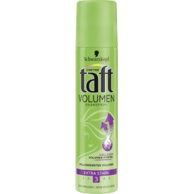 Schwarzkopf Drei Wetter Taft Haarspray Volumen Extra Stark, Reisegröße