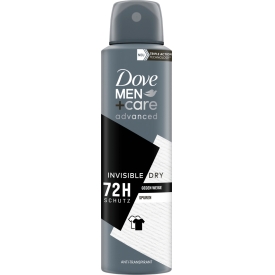 Dove Men+Care Deospray Advanced Invisible Dry gegen weiße Spuren Dove Men+Care Deospray Advanced Invisible Dry gegen weiße Spuren