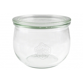 Weck Rundrandglas Tulpe 500 ml mit Deckel 100mm Weck Rundrandglas Tulpe 500 ml mit Deckel 100mm