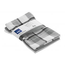 Kela Geschirrtuch Pasado grau 65x45cm 3er Satz Kela Geschirrtuch Pasado grau 65x45cm 3er Satz