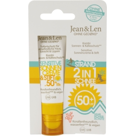 Jean&Len Sonnenschutz Kombi Gesicht Creme & Stift, LSF 50+ Jean&Len Sonnenschutz Kombi Gesicht Creme & Stift, LSF 50+