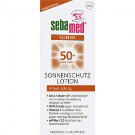 Sebamed Sonnenschutz Lotion LSF 50+ für den Körper Sebamed Sonnenschutz Lotion LSF 50+ für den Körper