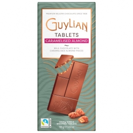 Guylian Milk Chocolate Caramelised Almond Tablets