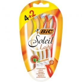 BIC Einwegrasierer Soleil Lady 3 Klingen 4+2 BIC Einwegrasierer Soleil Lady 3 Klingen 4+2