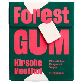 Forest GUM Kirsche Menthol vegan Forest GUM Kirsche Menthol vegan