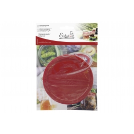 Dosen-zentrale Silikondeckel Einkochwelt Ø100mm rot Dosen-zentrale Silikondeckel Einkochwelt Ø100mm rot