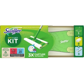 Swiffer Staubwischer Systemstarter (Bodenstab + 8 Trockentücher + 3 Wet Wischtücher) Swiffer Staubwischer Systemstarter (Bodenstab + 8 Trockentücher + 3 Wet Wischtücher)