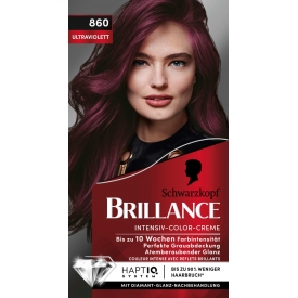 Schwarzkopf Brillance Intensiv-Color-Creme 860 Ultraviolett Schwarzkopf Brillance Intensiv-Color-Creme 860 Ultraviolett