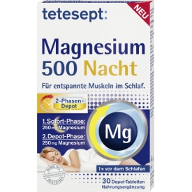 Tetesept Magnesium Tabletten Nacht 30 St. Tetesept Magnesium Tabletten Nacht 30 St.