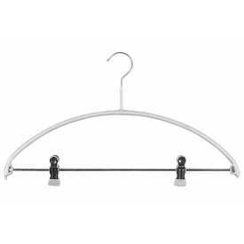 Mawa Kombi-Bügel Economic mit Steg Metall mit 2 Clipse 42cm silber