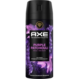 Axe Bodyspray Purple Patchouli Citrus & Oak Scent Axe Bodyspray Purple Patchouli Citrus & Oak Scent
