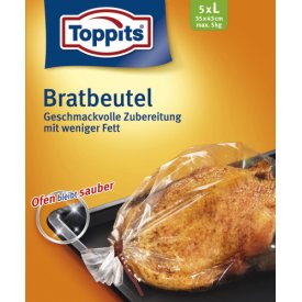 Toppits Bratbeutel 2in1 Größe L 5 Stück Toppits Bratbeutel 2in1 Größe L 5 Stück
