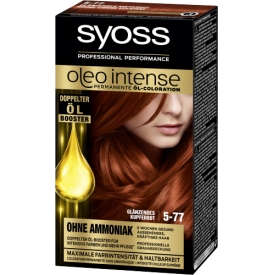 Schwarzkopf Syoss Oleo Intense Coloration 5-77 glänzendes Kupferrot 115 ml Schwarzkopf Syoss Oleo Intense Coloration 5-77 glänzendes Kupferrot 115 ml