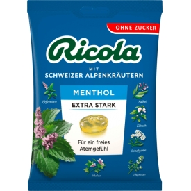 Ricola Bonbon Menthol extra stark zuckerfrei