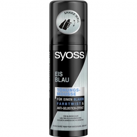 Syoss Schaumtöner Steel Blue Wash Out für blondes Haar