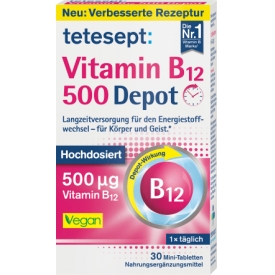 Tetesept Vitamin B12 Depot 500µg Tabletten Tetesept Vitamin B12 Depot 500µg Tabletten
