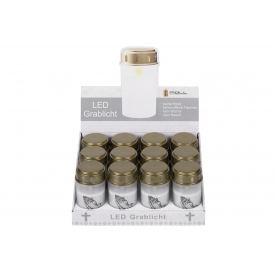 Metallwarenfabrik Moll MOLL LED-Grablicht batteriebetrieben (nicht enthalten) weiß Metallwarenfabrik Moll MOLL LED-Grablicht batteriebetrieben (nicht enthalten) weiß