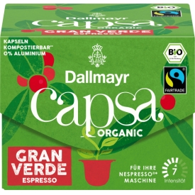 Dallmayr capsa Gran Verde Bio Espresso