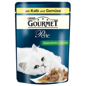 Gourmet Perle Katzenfutter mit Kalb und Gemüse auf provenzalische art Gourmet Perle Katzenfutter mit Kalb und Gemüse auf provenzalische art